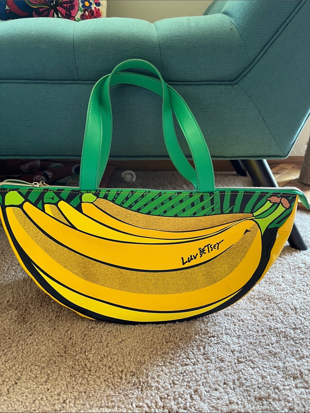 Luv Betsey 'Gone Bananas' Insulated Tote
